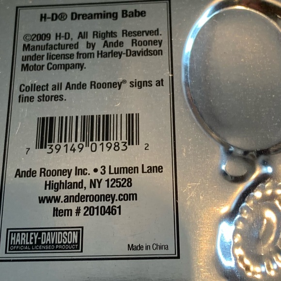 Rare Vintage Harley-Davidson Metal Sign - Iconic Collectible for Enthusiasts - Picture 5 of 5